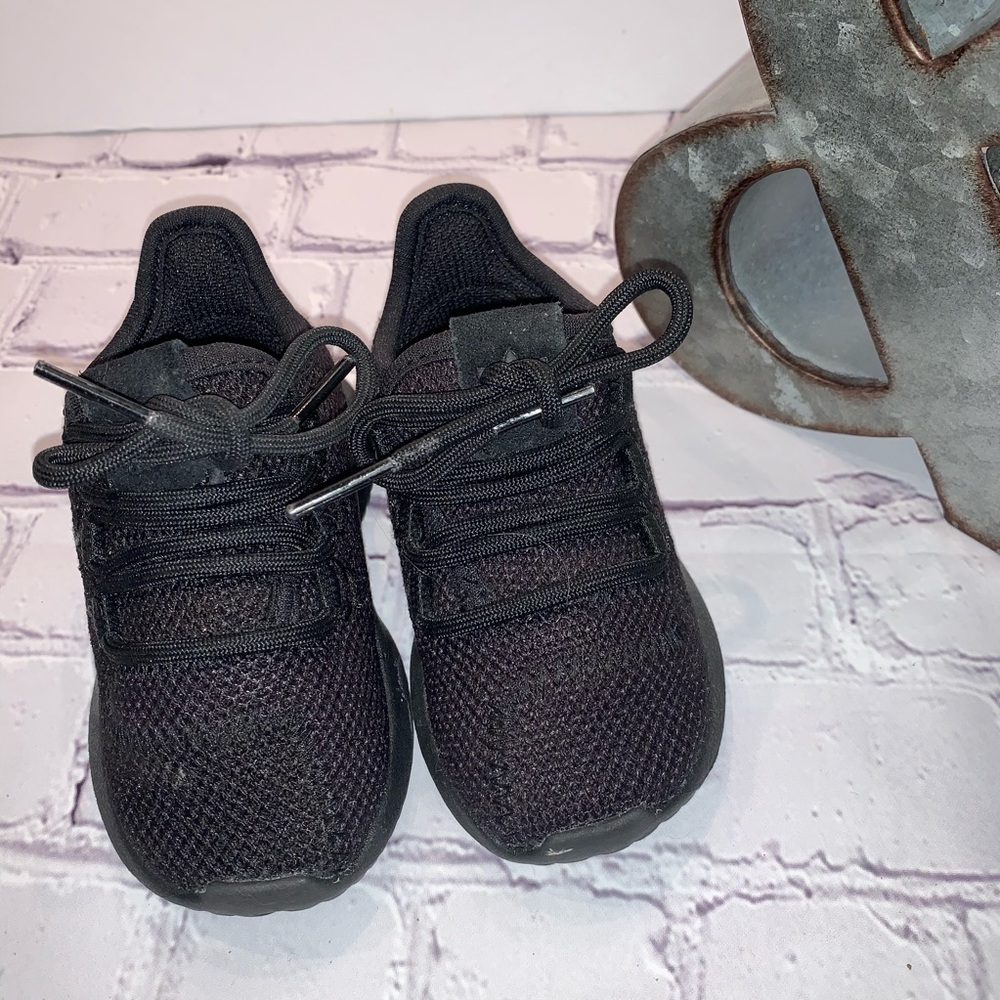 ADIDAS Tubular Black Canvas Shoes